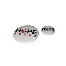 Load image into Gallery viewer, White Pin-Back Hope Squad Button
