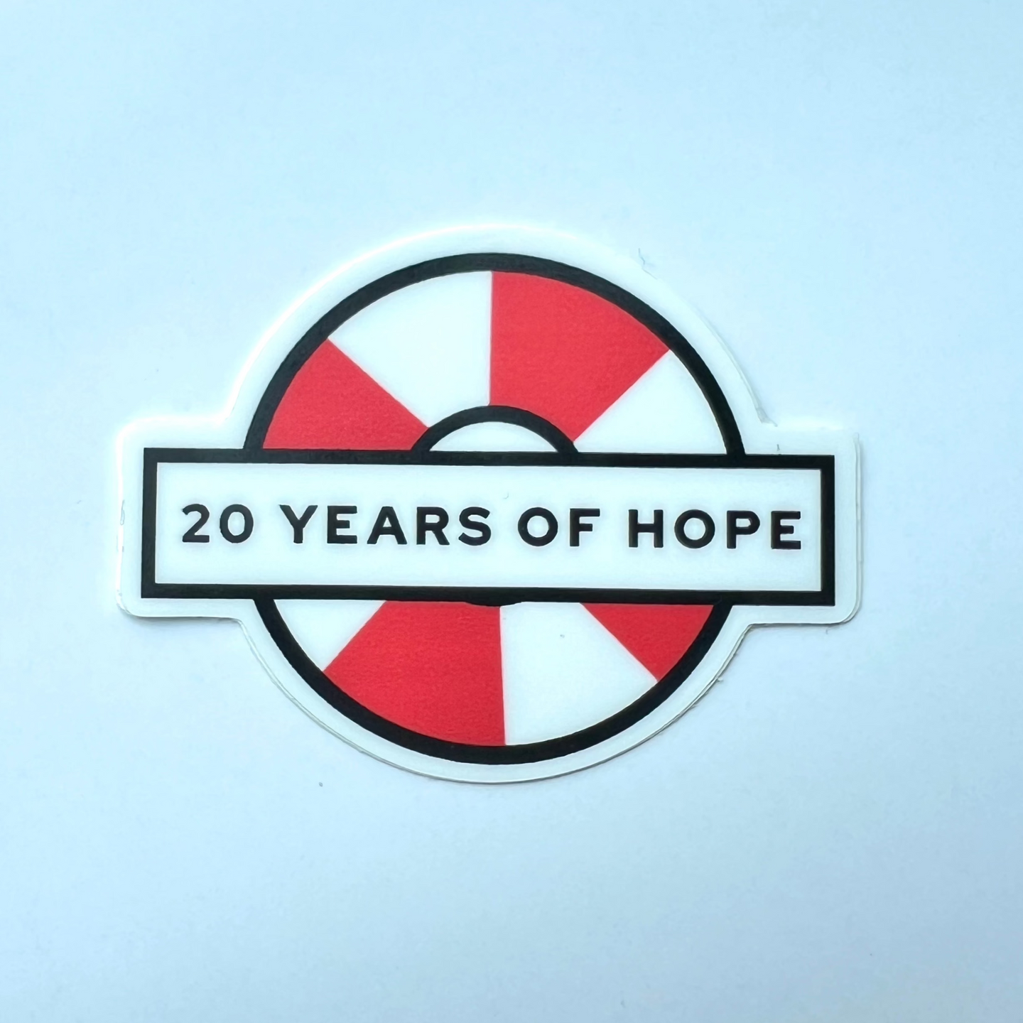 20 Years of Hope Sticker